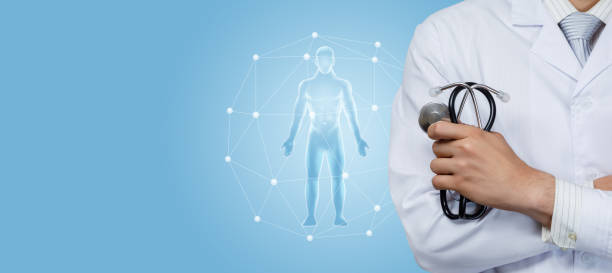 istock A doctor with a stethoscope against . 1175299784