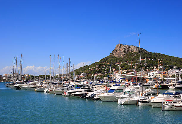 Estartit port (Costa Brava, Spain) stock photo