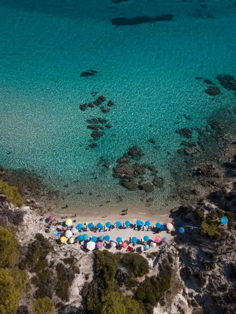 Photo of Aerial view of the beach in summer season