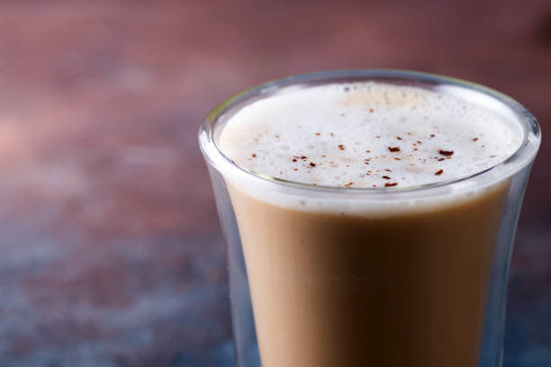 istock Closeup chocolate Coffee on stone background, copy space 1175302426