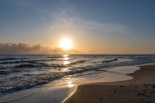 istock Morning sun at the seaside from Usedom, Germany. 1175306663