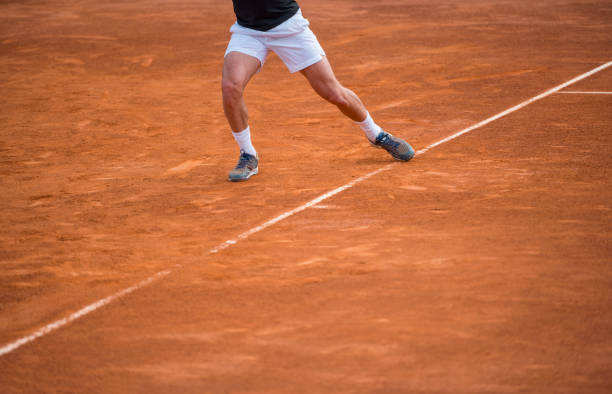 istock Tennis player on the move 1175307778