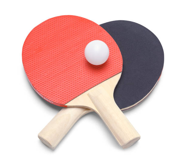 istock Ping Pong Paddles Crossed and Ball 1175311569
