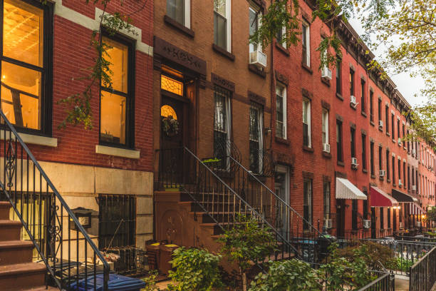 istock Row of apartments in Brooklyn 1175313233