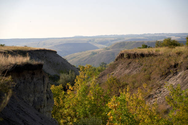 istock Amazing landscape with sky, cliff, mountains, road 1175319040
