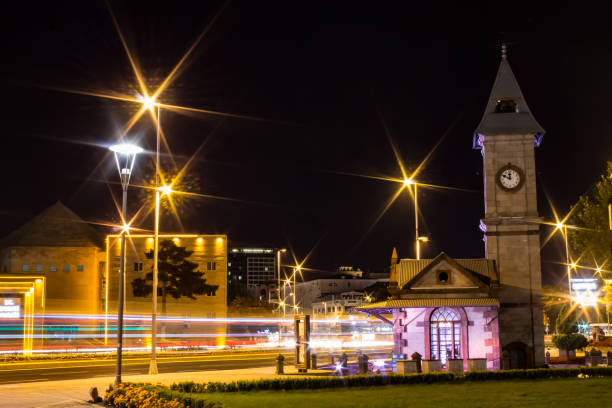 istock long exposure at Kayseri square. 1175319067