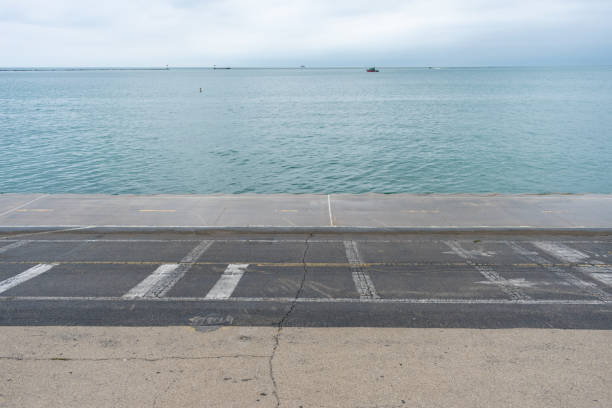 istock The Empty Lakefront Trail and Lake Michigan in Chicago 1175319290