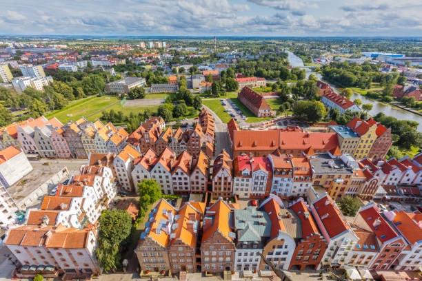 istock Aerial view of Elblag 1175322008