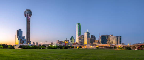 istock Dallas Texas skyline at twilight 1175324718