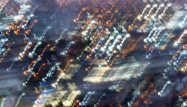 istock Traffic abstract lights in Recife city 1175324958