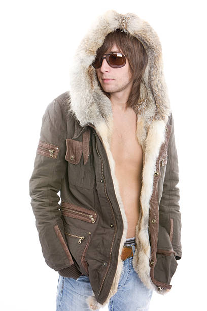 istock Fashionable man wearing parka 117533367