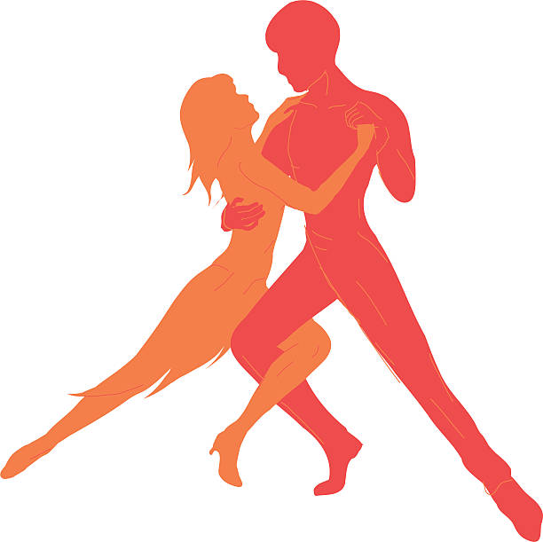 Ogniste Tango – artystyczna grafika wektorowa