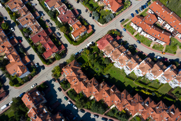 istock Aerial View of Houses 1175353776