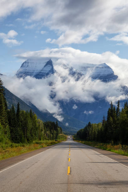 istock Yellowhead Highway with Mount Robson in the background 1175355655