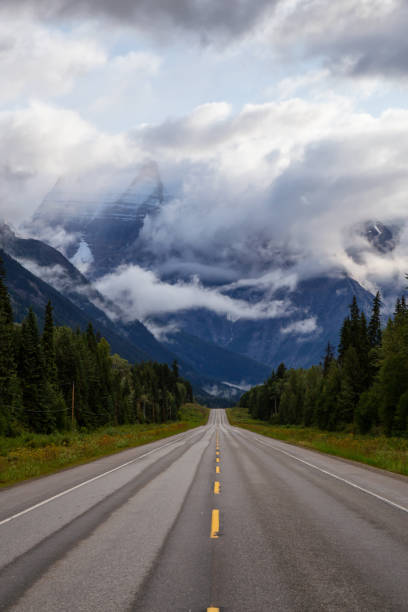 istock Yellowhead Highway with Mount Robson in the background 1175355782