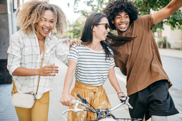 istock Bike and friends 1175357555