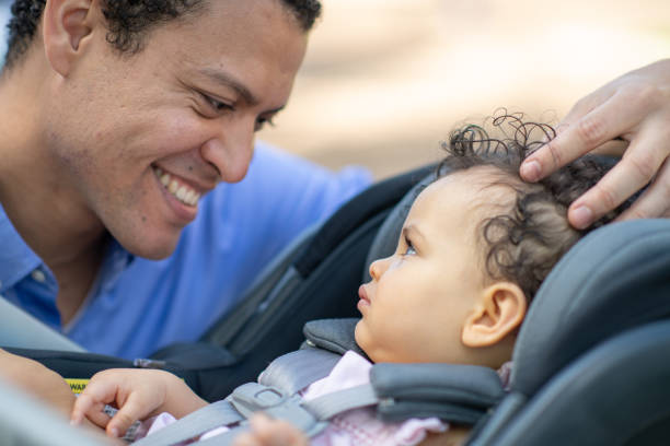 istock Father takes baby daughter on a walk 1175358143