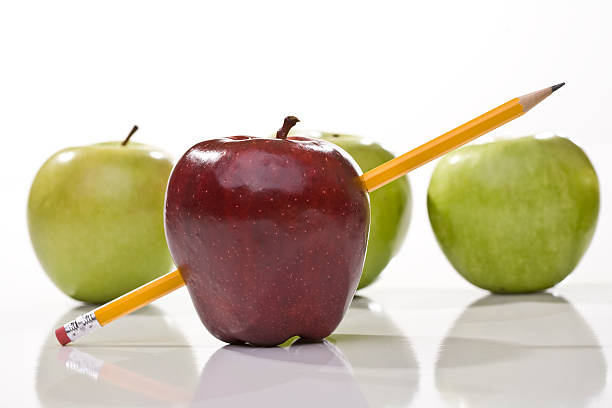 istock Ripe red and green apples 117536148