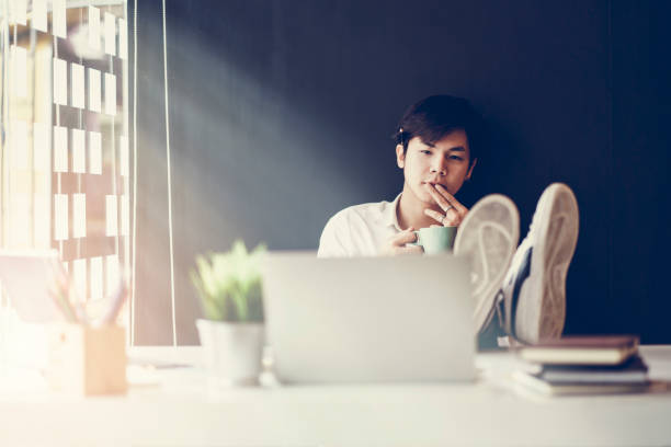 istock Confused businessman with stressed and worried about  working mistake and problems. 1175370146