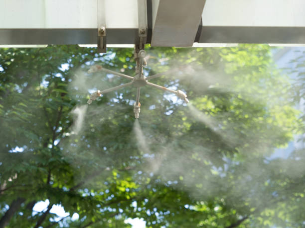 istock Dry mist at Roppongi Hills in Tokyo 1175374249