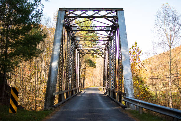 istock Old Country Bridge in the Fall 1175374557
