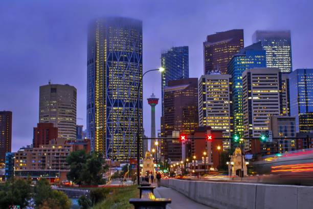 istock Misty Fog Over Calgary 1175378453