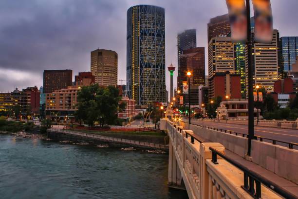 istock Misty Fog Over Calgary 1175378461