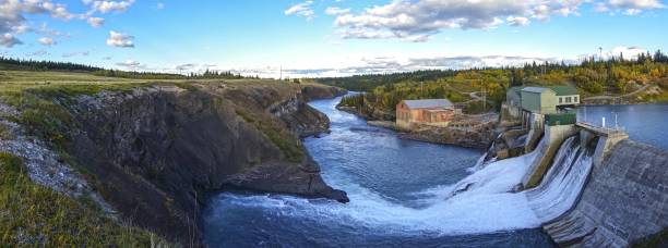 istock Horseshoe Falls Dam Bow River Alberta Foothills West of Calgary 1175392423