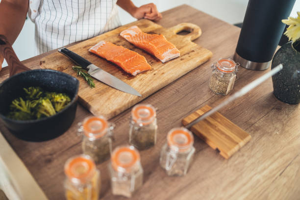 istock Raw salmon fillet 1175392510