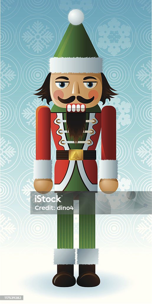 Young Santa Nutcracker  Nutcracker stock vector