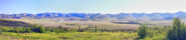istock Richardson Mountains at Arctic Circle, Yukon, Canada. 1175393169