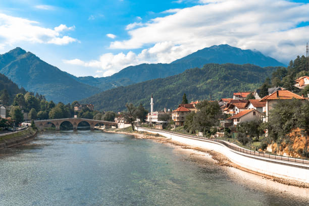 istock Neretva River and Houses 1175404460