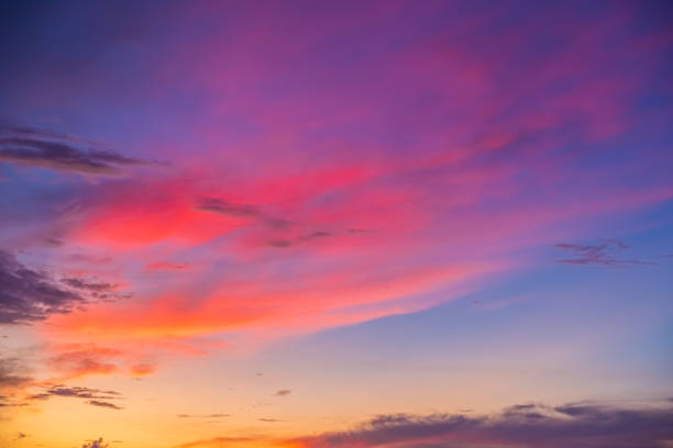 istock Beautiful evening sky with clouds, sunset, abstract blurred background 1175405880