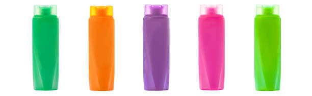 istock Collection of colorful empty plastic bottles isolated on white background with clipping path. 1175407112