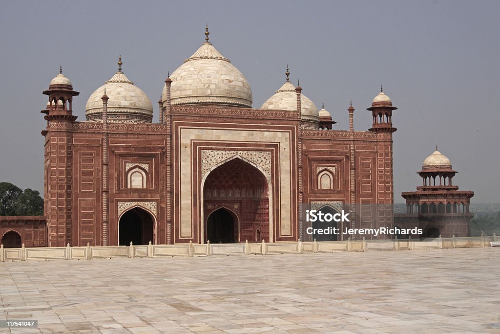 Mesquita de Taj Mahal - Royalty-free Agra Foto de stock