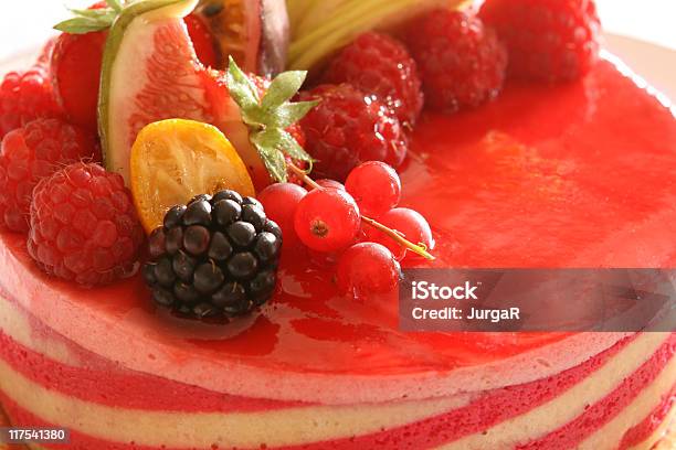Fruit Cake Detail Stock Photo - Download Image Now - Berry Fruit, Blackberry - Fruit, Cake