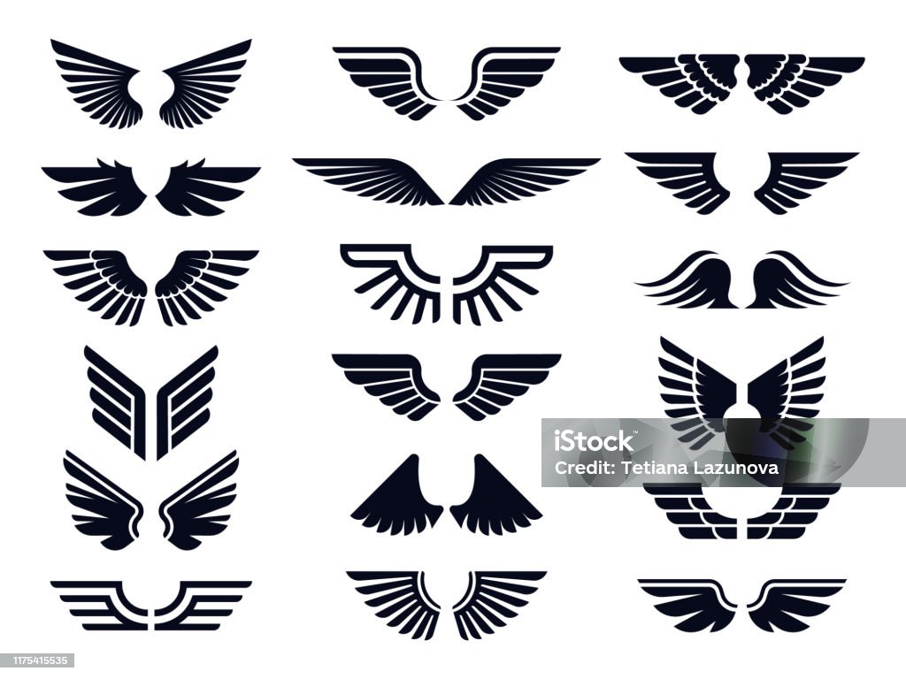 Biểu Tượng Đôi Cánh Hình Bóng Cánh Thiên Thần Biểu Tượng Bay Trang ...