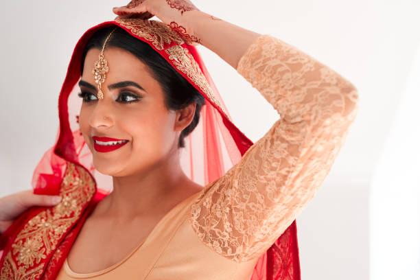 istock Striking beauty under the veil 1175420422