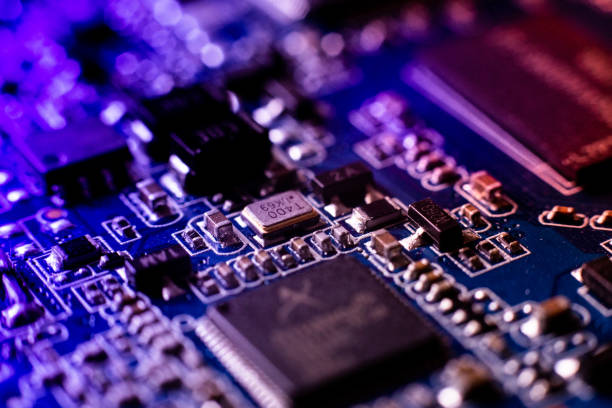 istock Close up of Electronic circuit board 1175423320