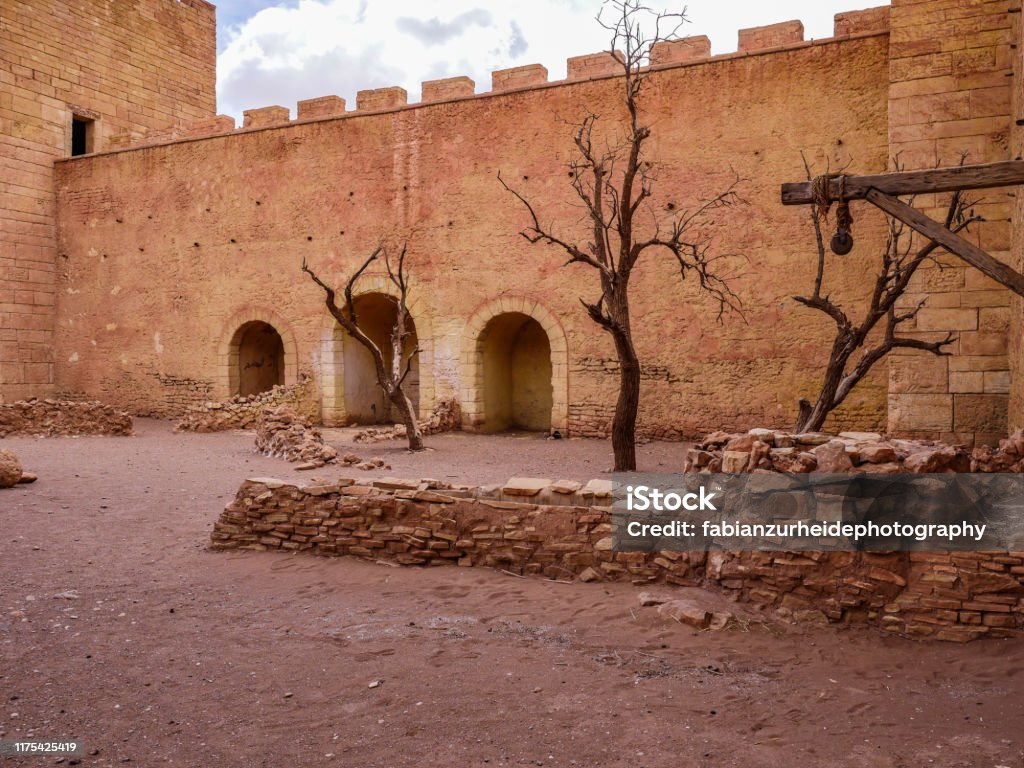 Morocco warzazate Movie Castle Film set Game of Thrones Ouarzazate Stock Photo