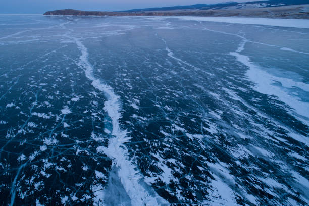 istock Baikal lake ice and environment in winter 1175426072