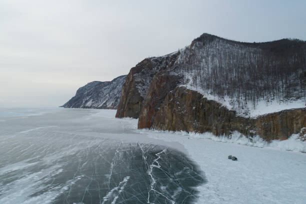 istock Baikal lake ice and environment in winter 1175427111