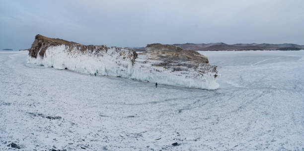 istock Baikal lake ice and environment in winter 1175427123