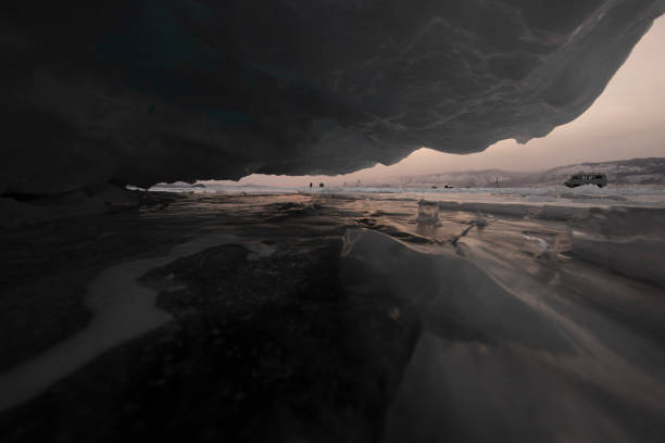 istock Baikal lake ice and environment in winter 1175427237