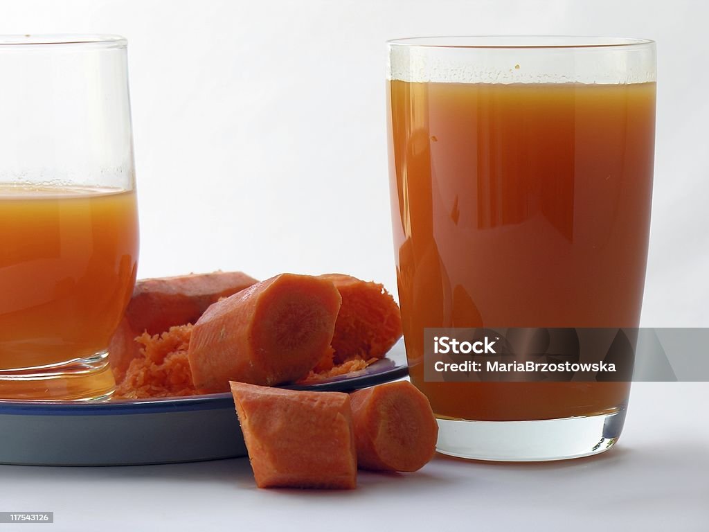 Suco de Cenoura para saúde - Foto de stock de Alimentação Saudável royalty-free