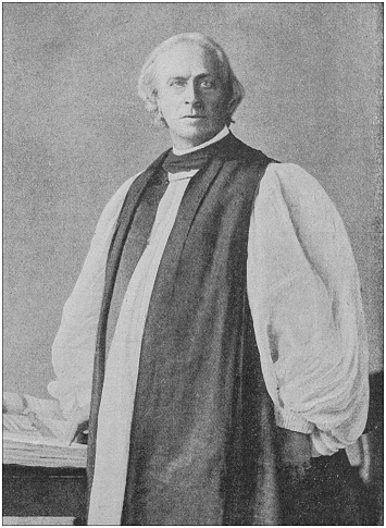 Antique portrait of famous men: Edward White Benson, Archbishop of Canterbury