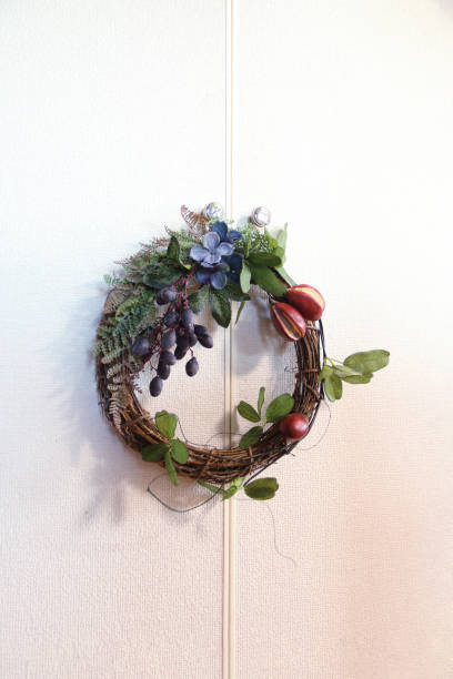 istock Akebia quinata and grape wreath 1175434182