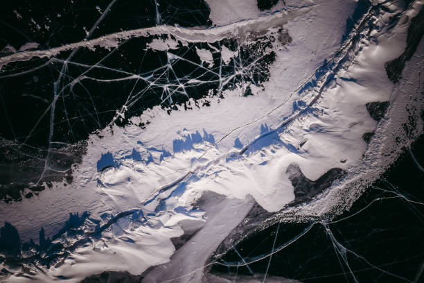 istock Baikal lake ice and environment in winter 1175434509