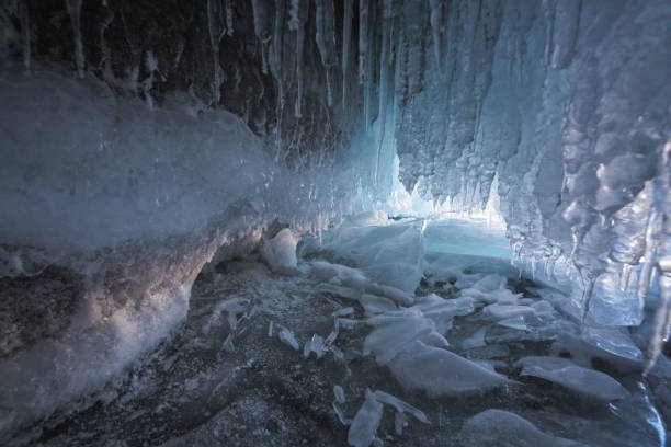 istock Baikal lake ice and environment in winter 1175434573