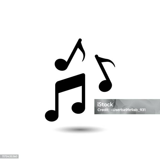 Music Note Icon Vector Illustration Stock Illustration - Download Image Now - Musical Note, Music, Icon Symbol